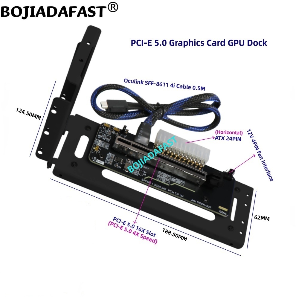 PCI-E 5.0 X4 OCuLink Externe G – Oculink Egpu Dock Graphics Card Bewertung und Preis